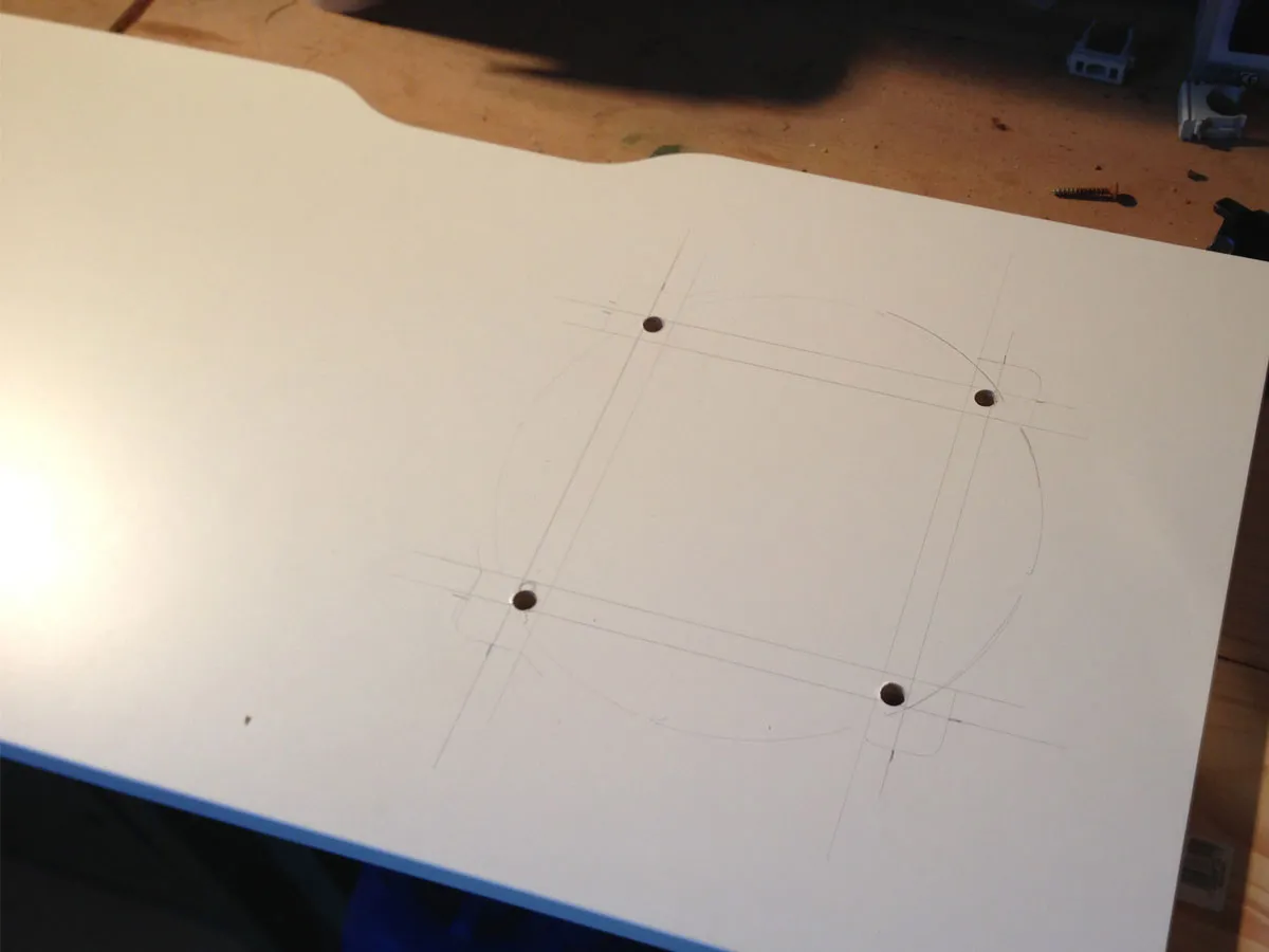 Front Hole sketch